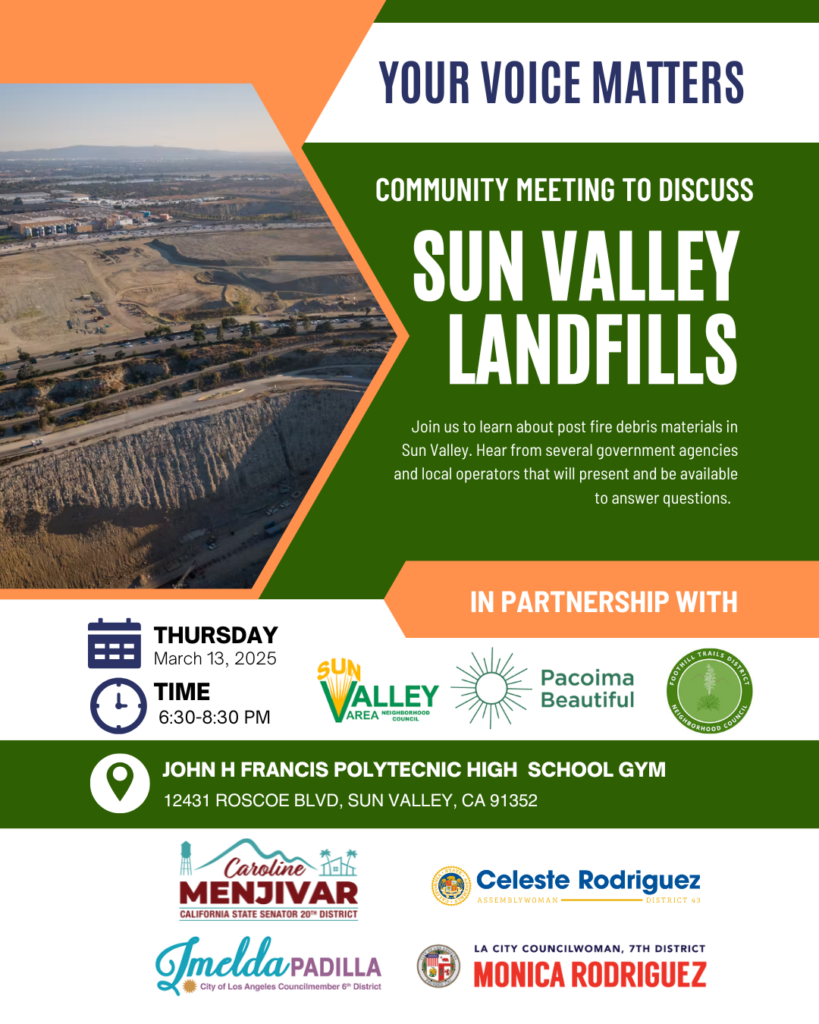 Community Meeting on Sun Valley Landfills